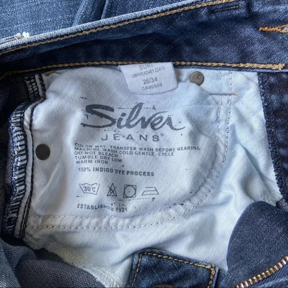 Silver Slim Bootcut Sukiyaki Jeans - Picture 13 of 15